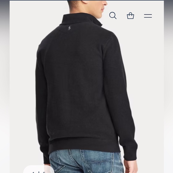 Polo Ralph Lauren Reversible Quarter Zip Sweatshirt Sweater XXL - Picture 15 of 15